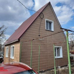 САЙДИНГ БЛОК-ХАУС ЛЮКС ОРЕХ ВН-01 3100х202мм АЛЬТА-ПРОФИЛЬ