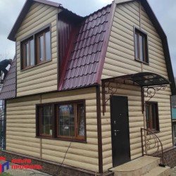 САЙДИНГ БЛОК-ХАУС ЛЮКС ОЛЬХА ВН-03 3000х222мм АЛЬТА-ПРОФИЛЬ