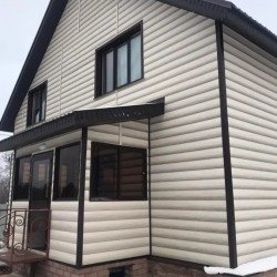 САЙДИНГ БЛОК-ХАУС ЛЮКС ЯСЕНЬ ВН-03 3000х222мм АЛЬТА-ПРОФИЛЬ