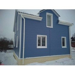 Акриловый сайдинг СИНИЙ 3,66*0,23м КАНАДА ПЛЮС ПРЕМИУМ