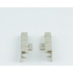 ЗАГЛУШКА ДЛЯ ПЛИНТУСА №112 ЯСЕНЬ СЕРЫЙ (RICO LEO) КОМПЛЕКТ ПРАВАЯ-ЛЕВАЯ