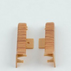 ЗАГЛУШКА ДЛЯ ПЛИНТУСА №124 ДУБ ЯНТАРНЫЙ (RICO LEO) КОМПЛЕКТ ПРАВАЯ-ЛЕВАЯ