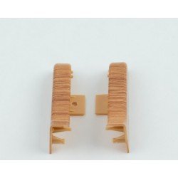 ЗАГЛУШКА ДЛЯ ПЛИНТУСА №124 ДУБ ЯНТАРНЫЙ (RICO LEO) КОМПЛЕКТ ПРАВАЯ-ЛЕВАЯ