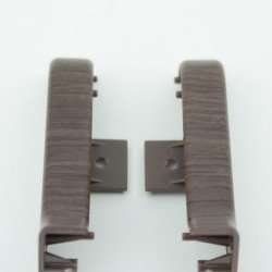 ЗАГЛУШКА ДЛЯ ПЛИНТУСА №176 ВЕНГЕ (RICO LEO) КОМПЛЕКТ ПРАВАЯ-ЛЕВАЯ