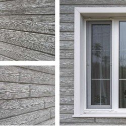 ФАСАДНАЯ ПАНЕЛЬ ХОКЛА ВИНТАЖ ПЕПЕЛ 2000х250мм Ю-ПЛАСТ