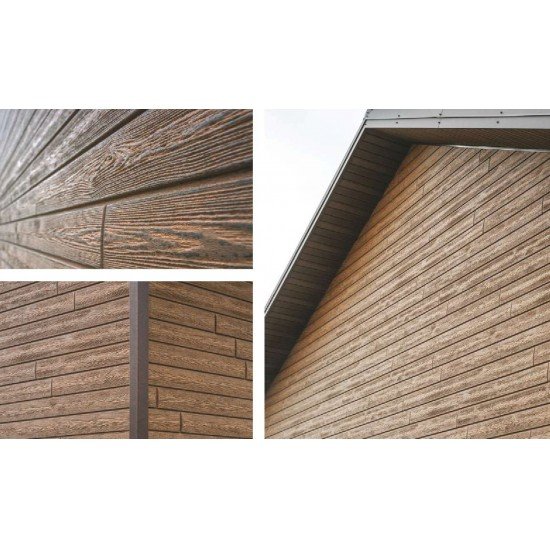 ФАСАДНАЯ ПАНЕЛЬ ХОКЛА ВИНТАЖ КОРИЦА 2000х250мм Ю-ПЛАСТ