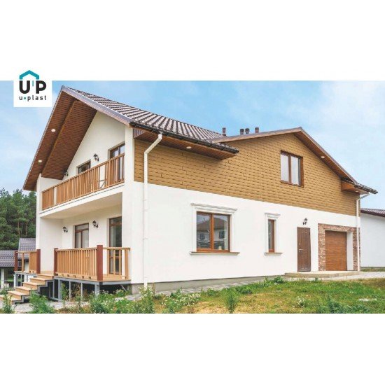 ФАСАДНАЯ ПАНЕЛЬ ХОКЛА ЛИСТВЕННИЦА МЕДОВАЯ 2000х250мм Ю-ПЛАСТ