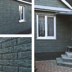 ФАСАДНАЯ ПАНЕЛЬ КАМЕНЬ ИЗУМРУДНЫЙ 3025х225мм СТОУН-ХАУС Ю-ПЛАСТ