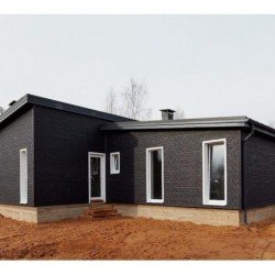 Сайдинг Кирпич Графитовый «Стоун хаус» 0,23*3,025м (U-Plast)