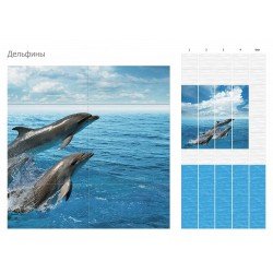 ПАНЕЛЬ ПВХ ДЕЛЬФИНЫ 2,7м (КРОНОПЛАСТ-UNIQUE)