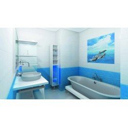 ПАНЕЛЬ ПВХ ДЕЛЬФИНЫ 2,7м (КРОНОПЛАСТ-UNIQUE)