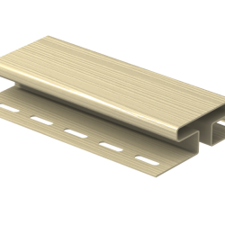 H-планка КОФЕ С МОЛОКОМ для сайдинга 3,05 м.(U-Plast)