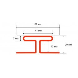H-ПРОФИЛЬ АКАЦИЯ 3,0м (Техно-Николь ОПТИМА)