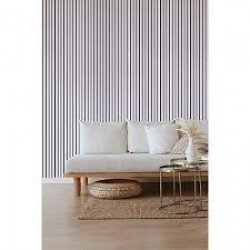 СТЕНОВАЯ ПАНЕЛЬ РЕЕЧНАЯ МДФ БЕЛАЯ НА ВОЙЛОКЕ 2,7м (STELLA)