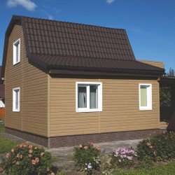 САЙДИНГ БЛОК-ХАУС ДУБ НАТУРАЛЬНЫЙ 3050х230мм ТИМБЕР-БЛОК Ю-ПЛАСТ