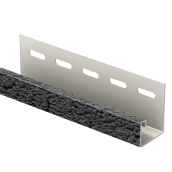 J-ПЛАНКА КЛИНКЕР НОРДИК ГРАФИТОВЫЙ 3,05м ДЛЯ ФАСАДНЫХ ПАНЕЛЕЙ СТОУН-ХАУС S-LOCK Ю-ПЛАСТ