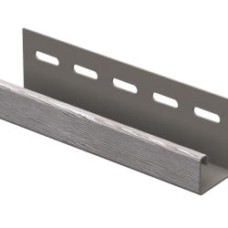 J-планка ДУБ СЕРЕБРИСТЫЙ для «ТИМБЕР БЛОК» 3,05м (U-Plast)