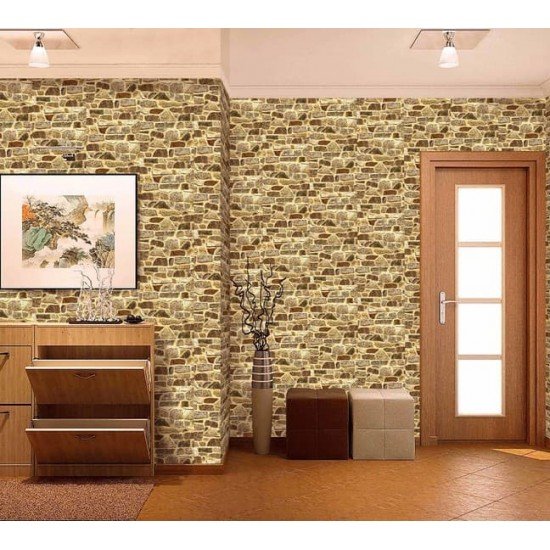 ПАНЕЛЬ ПВХ КАМЕННАЯ КЛАДКА 2,5м. (ДЕКОРУСТ)