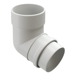 КОЛЕНО ТРУБЫ 72гр ПВХ D100 (DÖCKE LUX)