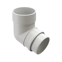 КОЛЕНО ТРУБЫ 72гр ПВХ D100 (DÖCKE LUX)