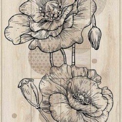 ПАНЕЛЬ ПВХ МАКОВАЯ ЛОЗА 2,5м. (ДЕКОРУСТ)