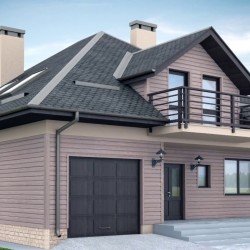 Сайдинг КЕДР НАТУРАЛЬНЫЙ «ТИМБЕР БЛОК» 0,23*3,05м (U-Plast)