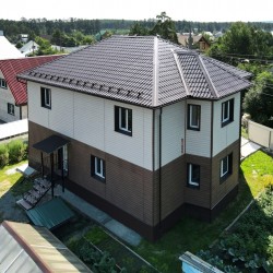 Сайдинг Natural-Брус КЕДР 3.0*0.182 GrandLine (Design-Tundra)