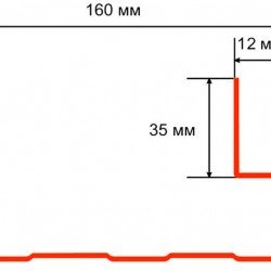 ОКОЛООКОННАЯ ПЛАНКА 160мм КАШТАН 3,0м (Техно-Николь ОПТИМА)