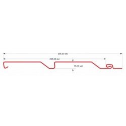 Сайдинг ЖАСМИН 3,0*0,203м (Техно-Николь ОПТИМА)