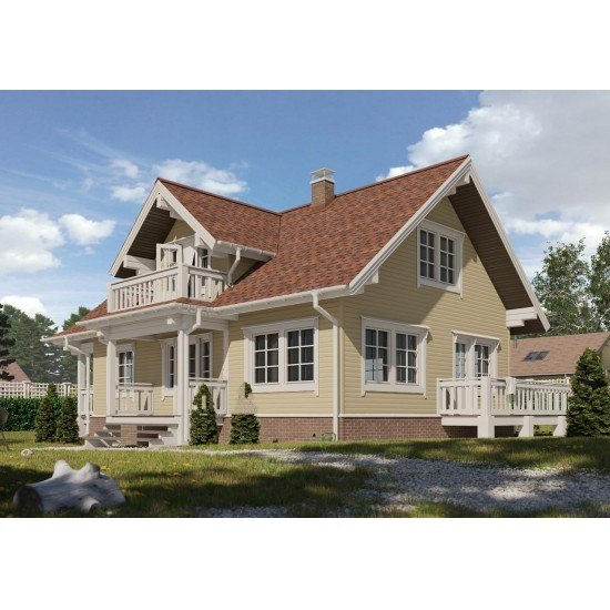 Cайдинг СВЕТЛЫЙ КЛЕН D4.5D 3,6*0,232м DOCKE PREMIUM