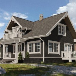 Cайдинг ГРАФИТ D4.5D 3,6*0,232м DOCKE PREMIUM