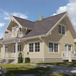 Cайдинг АМУРСКИЙ БРУС ЛИСТВЕННИЦА D6S 3,6*0,3м DOCKE LUX