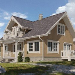 Cайдинг СИБИРСКИЙ БРУС ЛИСТВЕННИЦА D6S 3,6*0,3м DOCKE LUX