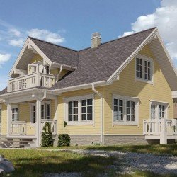 Cайдинг КАМЧАТСКИЙ БРУС ЛИСТВЕННИЦА D6S 3,6*0,3м DOCKE LUX