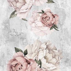 ПАНЕЛЬ ПВХ ПИОНОВАЯ НЕЖНОСТЬ 2,5м. (ДЕКОРУСТ)