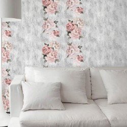 ПАНЕЛЬ ПВХ ПИОНОВАЯ НЕЖНОСТЬ 2,5м. (ДЕКОРУСТ)