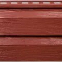 Акриловый сайдинг КРАСНЫЙ 3,66*0,23м КАНАДА ПЛЮС ПРЕМИУМ