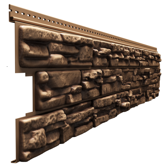 ФАСАДНАЯ ПАНЕЛЬ ROCKY КЕДРОВЫЙ ОРЕХ LUX 1,787*0,285 (DOCKE)