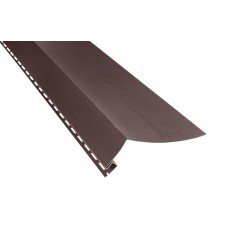 Околооконная планка КОРИЧНЕВАЯ широкая 3,0м для сайдинга Альта-Профиль
