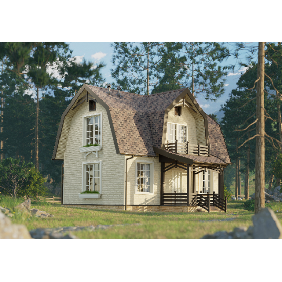 Cайдинг АМУРСКИЙ БЛОК-ХАУС ЛИСТВЕННИЦА D4.7T 3,6*0,24м DOCKE PREMIUM