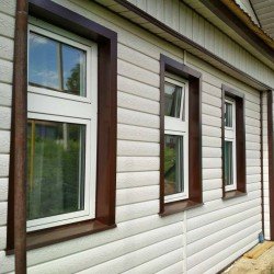 Сайдинг ЯСЕНЬ БЕЛЕНЫЙ «ТИМБЕР БЛОК» 0,23*3,05м (U-Plast)