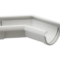 УГОЛ ЖЕЛОБА 135гр ПВХ D141 (DÖCKE LUX)