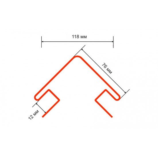 УГОЛ НАРУЖНЫЙ 75мм АКАЦИЯ 3,0м (Техно-Николь ОПТИМА)
